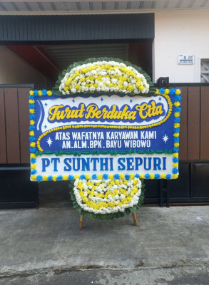 Papan Bunga Duka di Martapura